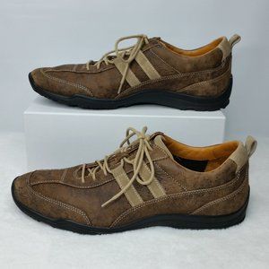 Cole Haan Brown Leather Nike Air Sneakers Sz 10.5